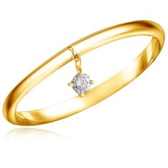 Бронницкий Ювелир Кольцо из желтого золота 55319676, размер 17