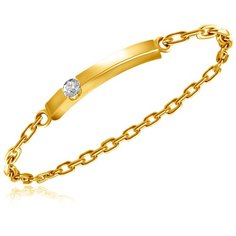 Бронницкий Ювелир Кольцо из желтого золота 55319519, размер 16.5