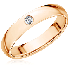 Бронницкий Ювелир Кольцо из красного золота 15029614, размер 16