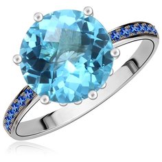 Бронницкий Ювелир Кольцо из белого золота D0000546305, размер 17.5