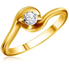 Бронницкий Ювелир Кольцо из желтого золота 55319180, размер 16.5