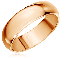 Бронницкий Ювелир Кольцо из красного золота 15020542, размер 19