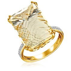 Бронницкий Ювелир Кольцо из желтого золота D0001225305, размер 16.5