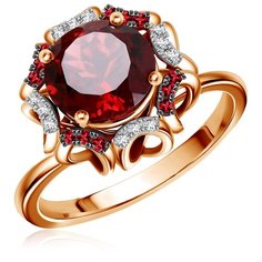 Бронницкий Ювелир Кольцо из красного золота D0000791305, размер 16.5