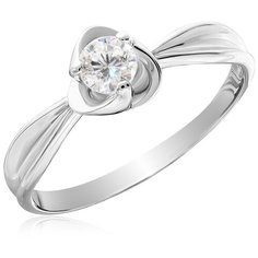 Бронницкий Ювелир Кольцо из белого золота 65319135, размер 17.5