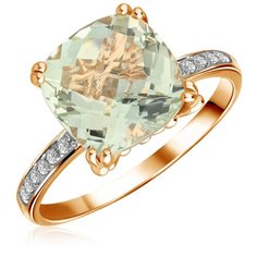 Бронницкий Ювелир Кольцо из красного золота D0001281305, размер 17