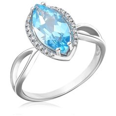 Бронницкий Ювелир Кольцо из белого золота D0001726305, размер 17.5