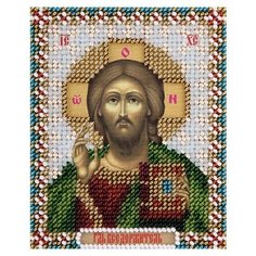 PANNA Набор для вышивания бисером Икона Господа Вседержателя 8.5 х 11 см (СМ-1819)