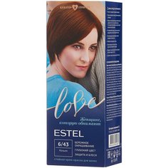 ESTEL Love Стойкая крем-краска для волос, 6/43 коньяк