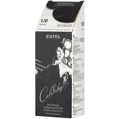 ESTEL Celebrity краска-уход для волос, 1/0 черный