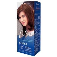ESTEL Love Стойкая крем-краска для волос, 6/4 каштан