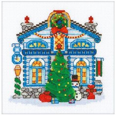 Риолис Набор для вышивания Ледяной домик 15 x 15 см (1662)