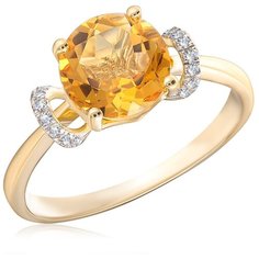 Бронницкий Ювелир Кольцо из желтого золота D0001735305, размер 18