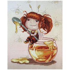 М.П.Студия Набор для вышивания Медовая феечка 32 х 27 см (РК-480)