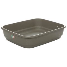 Туалет-лоток для кошек Imac Felix 49.5х39х12 см серый 1 шт.