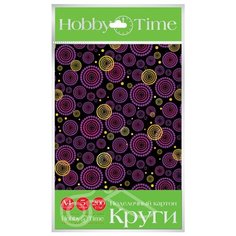 Цветной картон Круги №10 Хобби Тайм Альт, A4, 5 л., 5 цв.