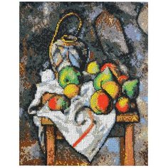 Созвездие Набор для вышивания бисером по мотивам картины Поля Сезанна Фрукты 25 х 31 см (Р-102)