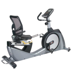 Горизонтальный велотренажер UltraGym UG-B003/2 серебристый