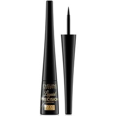 Eveline Cosmetics Подводка для глаз Liquid Precision Eyeliner 2000 Procent Waterproof, оттенок черный