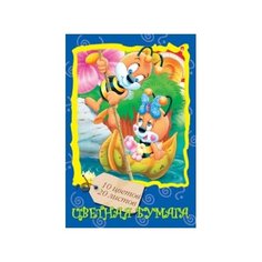 Цветная бумага Мультики Альт, A4, 20 л., 10 цв.