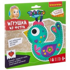 BONDIBON Набор для шитья Игрушка из фетра Творчество с Луки Птичка (ВВ2204)