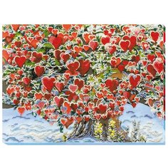 ABRIS ART Набор для вышивания бисером Дерево любви 37 х 27 см (AB-607)