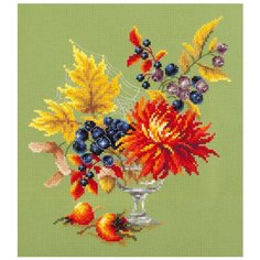 Чудесная Игла Набор для вышивания Осенний букетик 20 x 23 см (100-005)