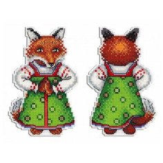 М.П.Студия Набор для вышивания Лиса Патрикеевна 13 x 8 см (Р-477)