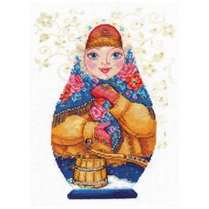 Алиса Набор для вышивания Матрешки. Зимняя краса 19 х 26 см (6-07)
