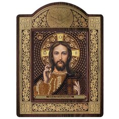 NOVA SLOBODA Набор для вышивания бисером Христос Спаситель 9 х 11 см (СН8001)