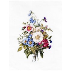 Luca-S Набор для вышивания Букет летних цветов 21 x 28.5 см (BU4004)