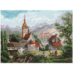Риолис Набор для вышивания "Монастырь Шоненверт" по мотивам гравюр XIX века 40 x 30 см (1701)
