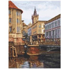 Палитра Набор для вышивания "Лавочный мост. СтарыйКёнигсберг" 27 х 35 см (08.020)