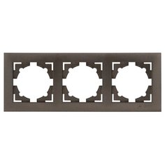 Рамка 3п EKFEWM-G-303-60 Валенсия, графит