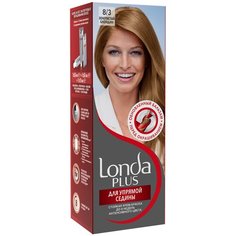 Londa для Упрямой седины стойкая крем-краска для волос, 8/3 (66) золотистый блондин