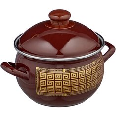 Кастрюля Savasan Брауни 1445, 2.1 л, коричневый