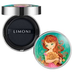 Limoni Тональный флюид All Stay Cover Cushion SPF 35 / PA++ Sea Princess, 15 г, оттенок: 01 light