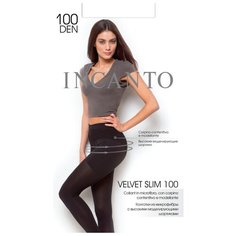 Колготки Incanto Velvet Slim, 100 den, размер 2-S, nero (черный)