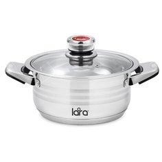 Кастрюля LARA Adagio LR02-780, 1.6 л, нержавеющая сталь