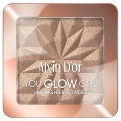 Alvin Dor Хайлайтер You Glow Girl highlighter powder 03 тон золотое сияние