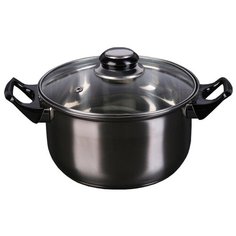 Кастрюля Доляна Черная ночь, 113309, 2.2 л, черный