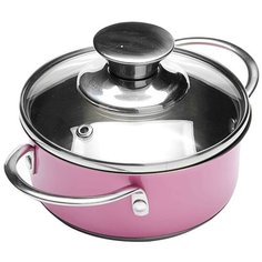 Кастрюля MAYER & BOCH MB-26897, 0.4 л, розовый/серебристый