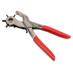 Арт Узор Щипцы-пробойник с прорезиненными ручками 2802284 серебристый/красный