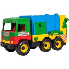 Мусоровоз Тигрес Middle truck 39224, 42 см, синий/зеленый/красный
