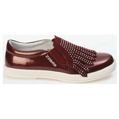 Туфли Зебра размер 33, бордовый