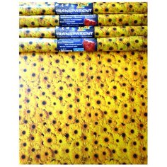 Бумага folia 50,5x70 см, 1 лист, 86101 "Gerbera (Гербера)" желтый