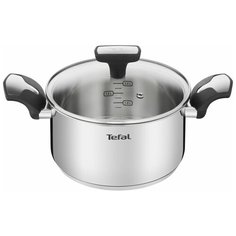 Кастрюля Tefal Emotion E3014524, 2.7 л, серебристый