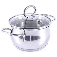 Кастрюля TimA Комфорт ТАG-1412, 1.2 л, стальной/глянцевый