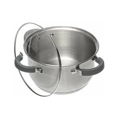 Кастрюля Vetta Vienna 822-064, 3.6 л, стальной/серый