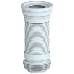 Труба гофрированная для унитаза unicorn T350 белый